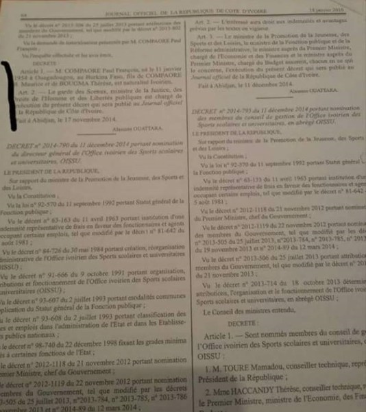 François ivoirien pti